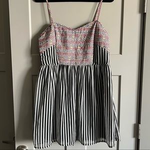 Bar III fit and flare mini dress